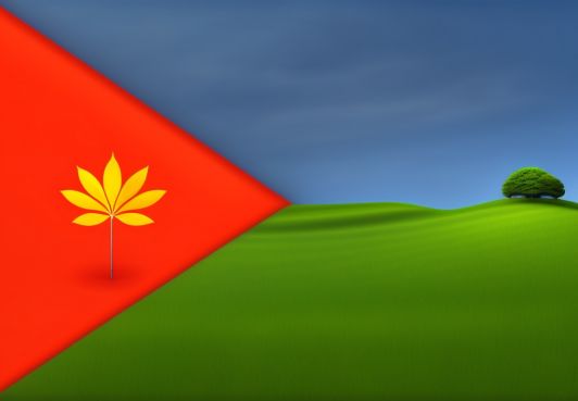 Flag of North Barchant and environmental targets